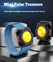 Linterna LED Portátil Recargable USB Mini Linterna De Pulsera Para Deporte Al Aire Libre Luz De Mano Antigua Linterna De Correr - details 0