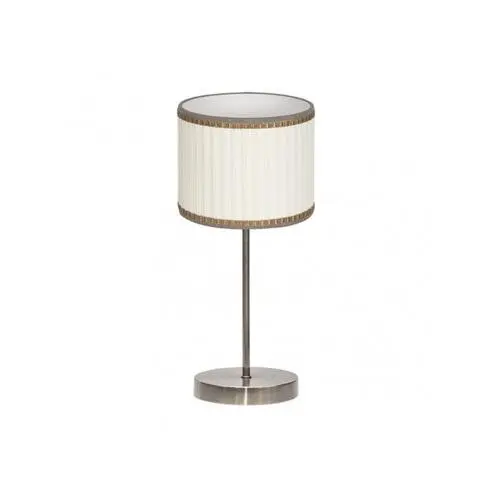 FABRILAMP Lámpara de Mesa Sobremesa Soprano 1xe14 Cuero/beige 44x17x17 Cm - Elegante y Moderna - 1