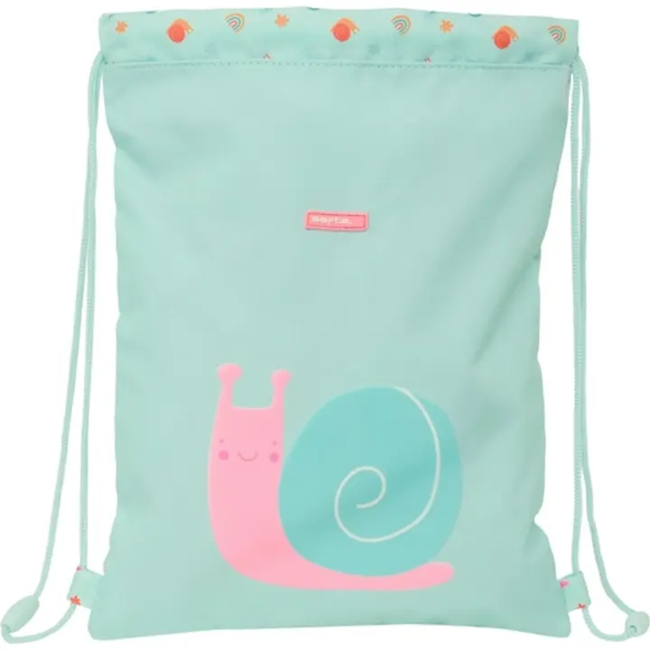Safta - Mochila con Cuerdas Caracol Preescolar 34x26 cm para Niños y Adultos - Bolsa de Cuerdas Caracol Preescolar Ideal para Escuela, Deportes y Actividades al Aire Libre - 1