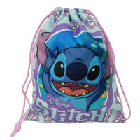 Stitch Mochila Saco con Cuerdas Pequeño 25cm, Stitch Disney Saco Pequeño Escolar Infantil para Niños y Niñas, Material Escolar, Gimnasia, Natación, Clases Extraescolares - details 1