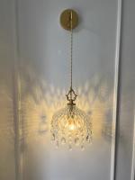 Lámpara De Pared Retro Francesa YEBMLP Con Vidrio LED Decorativa Para Sala De Estar Dormitorio Estudio Luz De Barra Restaurante Puerta Del Porche - details 4