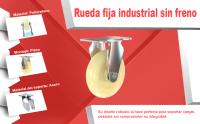 Banner - Rueda fija industrial de poliuretano sin freno