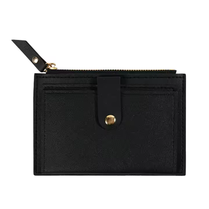 Bolsa de tarjetasultrafinas para Mujeres de billetera Cero Bolsa de tarjetaswith Cremallera - 1