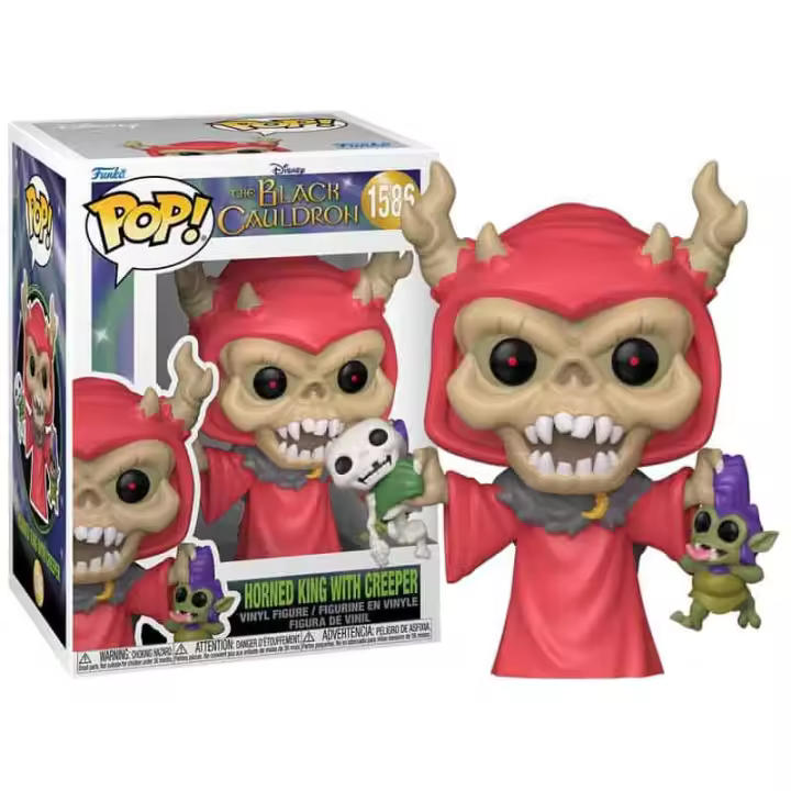 Funko Pop! Disney, Taron y el Caldero Mágico (The Black Cauldron), Horned King with Creeper 1586 - 1