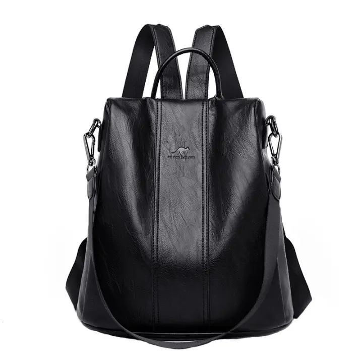 SSITO Mochila De Piel antirobo para Mujer, vintage Bolso de hombro, mochilas escolares para Niños,mochila de viaje de Alta capacidad, mochilas escolares para Niños,mochila Femenina - 1