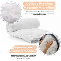 Edredón Nórdico Antiácaros para Bebé 100x120 cm - Hipoalergénico, Transpirable y Suave, Ideal para Cuna de 60x120 cm - Microfibra con Relleno de 250 gsm - Lavable a Máquina - details 2