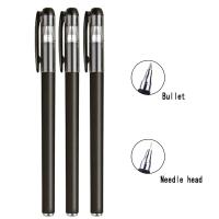 Lote De 10/20 Bolígrafos Gel Neutrales 0.5mm Negros Para Oficina Y Escuela. Escritura Suave Y Rápida Secado Para Negocios Y Uso Diario - details 1