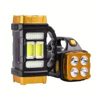 Luz solar de emergencia, luz LED multifunción para acampar, linterna portátil para exteriores con carga USB, luz roja, señal SOS, batería de níquel incluida, para acampar, hacer senderismo y pescar - details 10