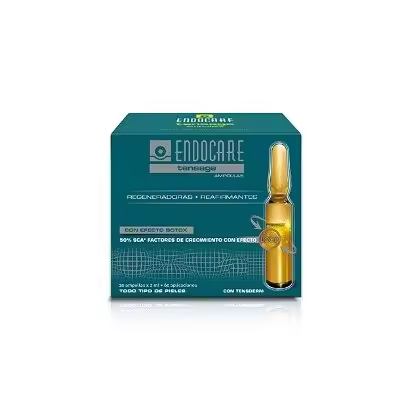 Cantabria Labs Tratamiento Facial Endocare Tensage 20 Ampollas 2ml - Reafirma la Piel - Hidratación Profunda - Efecto Tensor - 1