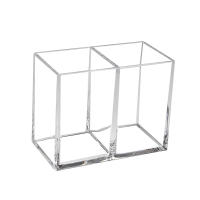 Caja De Maquillaje Transparente Organizador De Escritorio Para Lápices De Ojos Base Rubor Fósforos Y Cepillos De Ojos - details 7