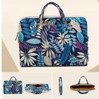 Funda de Lona para portátil de 15,6 pulgadas con Bolsa para guardarse El Cable de Alimentación (Azul) - details 0