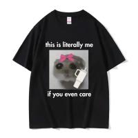 Camiseta De Moda Vintage Kawaii Triste De Hamster Divertida Para Hombres Y Mujeres Verano Casual Oversize Streetwear Polyester - details 12