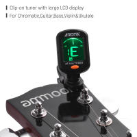Aroma AT-01A Afinador De Guitarra Bajo Ukulele Violín LCD Rotativo Clip-on Chromático Accesorio Musical De Precisión - details 1