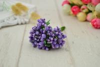 12 Pcs Flores Artificiales De Estambul Para Decoración De Boda DIY Adorno De Coronel Hilo Y Regalo De Caja De Flores Falsas Para Scrapbooking - details 13
