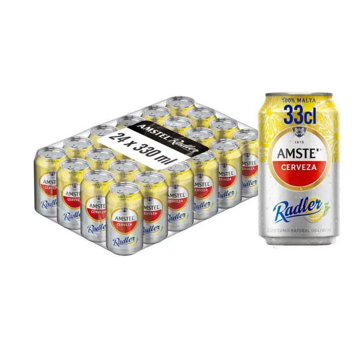 Varios Cerveza Radler Amstel con Limón 33 CL - Pack 24u - 1