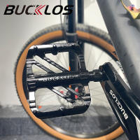 Pedales De Bicicleta BUCKLOS 3 Bearings Ultraligeros Antideslizantes De Aluminio Para MTB Accesorios De Bicicleta Pantalla De Montaje 9/16'' Peso Approx. 296g/M96 286g/R36 - details 10