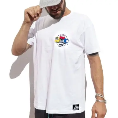 Camiseta Reptilians Train Life White TRAINLIFE-WHT - 1