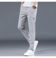 Pantalones Casuales Para Hombre Verano 2024 Estilo Coreano Elásticos Rectos Ajustados Cómodos Trajes Negocios Verde Militar - details 26