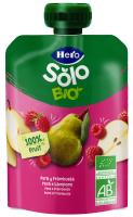 Hero Solo pack de bolsitas bio Pera y Frambuesa 100% ecológicas. Para bebés desde 4 meses. 18x100g - details 0