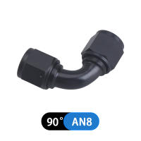 Codo De Manguera Hidráulica Universal 0-45-90-180 Grados Fitting De Hidráulica Para Aceite Y Refrigerador De Motor De Aluminio Sin Soldar AN6 AN8 AN10 - details 8