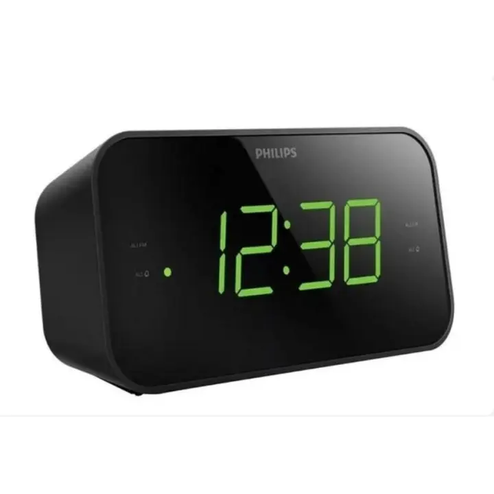 Philips Despertador Radio con Pantalla para la Cabecera, Radio Digital con Doble Alarma TAR3306/12 - 1
