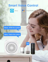 Sistema De Alarma Inteligente Para El Hogar WIFI Con Sensor De Puerta Y Movimiento Control Por Tuya Compatible Con Alexa Google - details 4