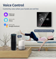 Termostato Inteligente WiFi Tuya Para Suelo Eléctrico Agua/Gás Boilero Temperatura RC Compatible Con Alexa Google Home Smart Life Yandex - details 1