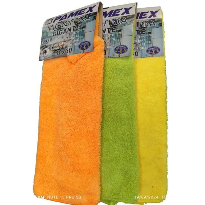 PAÑOS MICROFIBRA GIGANTE PACK 3  40X60 PAMEX - 1