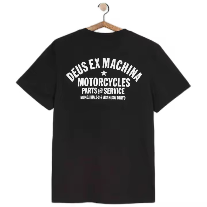 Camiseta de Manga Corta Deus Ex Machina The Bloodnok para hombre en color negro - 1