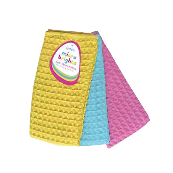 Maya | Pack 3 uds. Bayeta Microbrights 35x35 cm Surtido | Ref 07095 - 1