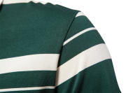 Novedad de verano, camisa POLO de algodón a rayas con solapa para hombre, camiseta de manga corta bordada informal y a la moda para hombre - details 9