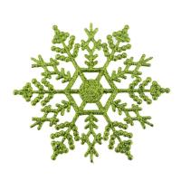 6/12pcs Navidad Copos De Nieve Falsos Adorno De Árbol De Navidad Decoración De Fiesta De Invierno Estilo Pastoral Material Plástico - details 13