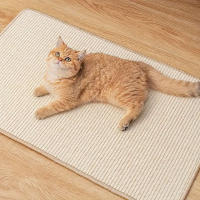 Alfombra De Rasguño Para Gatos Naturales De Sisal Protectora Para Sofás Y Carpetas Matriz Horizontal De Rasguño Para Piso - details 7