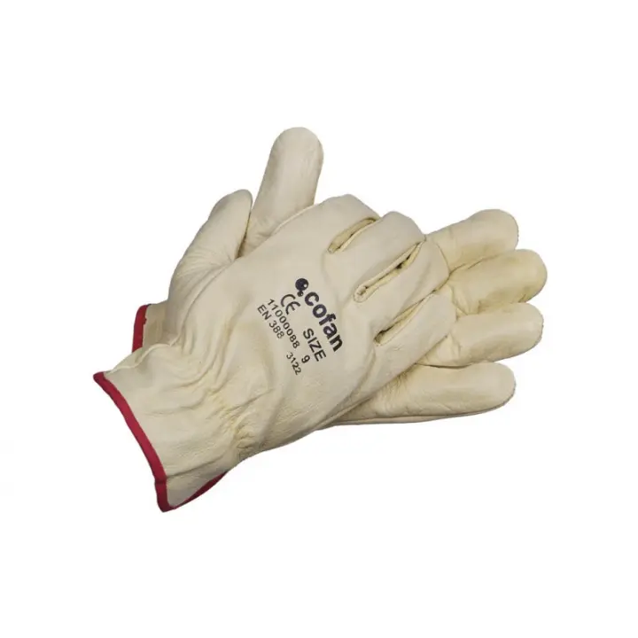 Guantes de piel de vacuno Calidad estándar Seguros y cómodos Resistentes y duraderos COFAN - 1