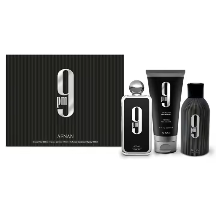 Conjunto de Regalo Afnan 9PM Eau de Parfum - 3 Piezas Fragancia - 1