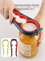 Abrepuertas Multifuncional Cuatro En Uno Anti Deslizamiento Para Botellas De Bebida Y Lata Herramienta De Cocina De Hierro - details 0