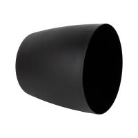 Cofan - Pack de 6 Macetas de Polipropileno Redondas Negro 30 X 28 Cm - details 2