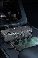 Adaptador De Carga Rápida PD 191W Para Coche Con LED Y Interruptor 3En1 USB Carretel De Encendedor De Coche Con Mostrador De Voltaje - details 12