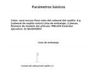 Cabeza De Cepillo De Dientes Eléctrico Ultrasonido Universal Para Xiaomi Mijia T700 Cabeza De Reemplazo De Alta Densidad No Original - details 7