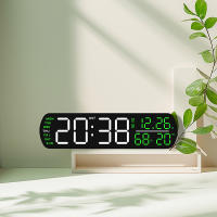 Reloj De Alarma LED Con Mostrador Digital Temporizador Cuenta Regresiva DST Botón De Sueño Auto Dimming Mostrador De Fecha Y Día De La Semana Dual 12/24H Reloj De Mesa Moderno - details 1