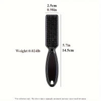 Set De Cepillos Para El Cuello Y Cabello Barbero Con Mango De Plástico Cepillo Suave Para Limpieza De Cabello Y Barba Forma Especial Para Peinar Y Limpiar - details 6
