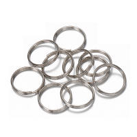50pcs Conector De Llavero Para Fabricación De Llaveros DIY Hallazgos Metálicos De Plata De Titanio Para Toda La Vida - details 7