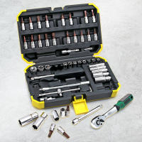 Juego De Llaves De Encaje 53PCS 1/4 Pulgada Con Barra De Extensión Y Sockets De Deslizamiento Para Reparación Automotriz Uso Doméstico - details 0