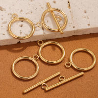 Conector De Acero Inoxidable OT Para Pulseras Y Collares DIY Cierre De Tobillera Hebilla Suministros De Joyería 5 Piezas Por Lote - details 4