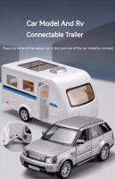 Modelo a Escala 1/36 Land Rover JEEP Wrangler F150 Camión De Remolque De Coche Juguetes De Aleación De Metal Con Puertas Abiertas Set De Caravana Para Niños - details 2