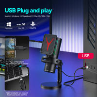 Micrófono Profesional Para Juegos De Computadora Condensador USB Para Streaming En Vivo Podcast Estudio Micrófono Karaoke Kit De Microfonos Para PC Y Portátil - details 51