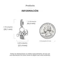 Encanto De Colgante De Árbol De Familia Platinado En Plata Para Pulsera De Bangle Y Collar DIY Regalo Con Doble Vuelo Aéreo - details 218