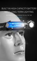 Linterna Frontal LED Super Brillante Recargable Con XPE COB Y Imán En La Cola Luz Trabajo Dual Impermeable Para Aventura Camping Pesca Senderismo - details 7