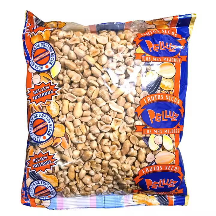 Cacahuete Tostado sin sal 1 Kg - Mani tostado sin sal repelado -pelluz - 1