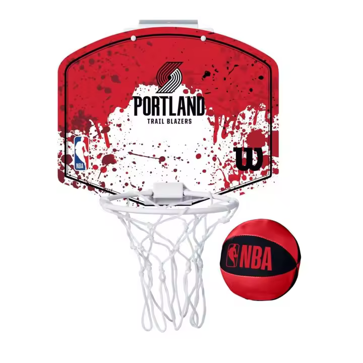 Set Minicanasta Wilson NBA Team Mini Hoop Blazers - 1